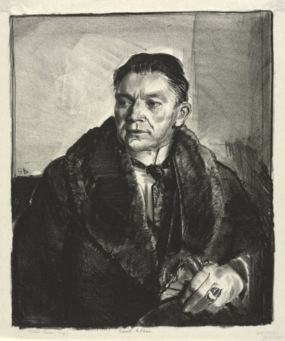 Porträtt av Robert Aitken, Second Stone av George Bellows