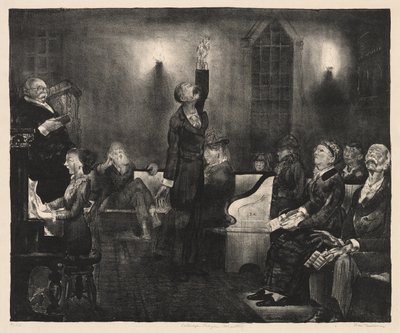Bönemöte, Second Stone av George Bellows