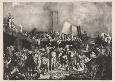 Vid floden av George Bellows
