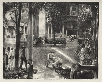 Sexton East Gay Street av George Bellows