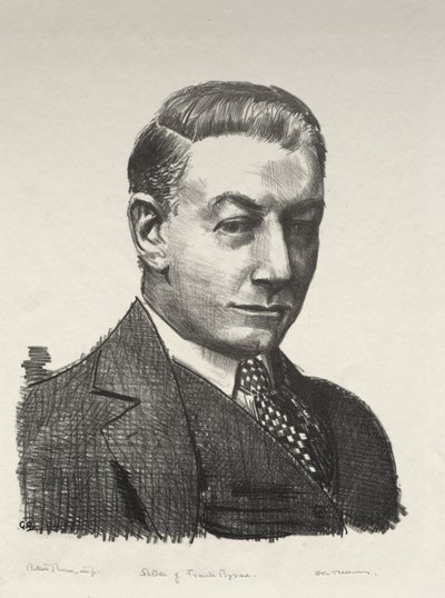 Skiss av Frank Byrne av George Bellows