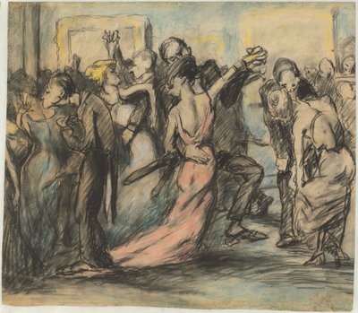 Society Ball [verso] av George Bellows
