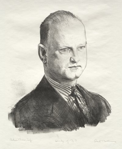 Studie av B. P. av George Bellows