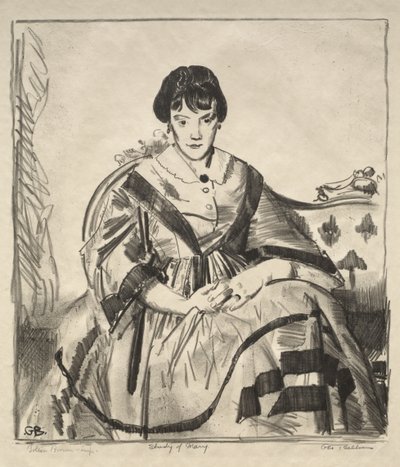Studie av Maria av George Bellows