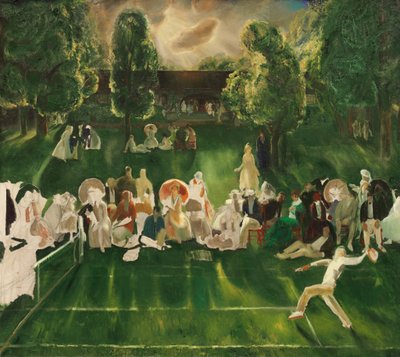 Tennisturnering av George Bellows