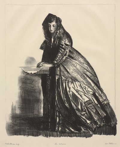 Skådespelerskan av George Bellows