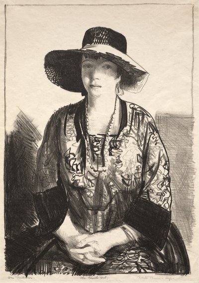 Den svarta hatten av George Bellows