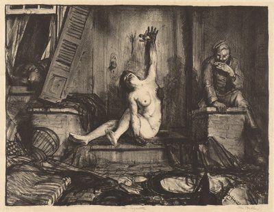 Cigaretten av George Bellows