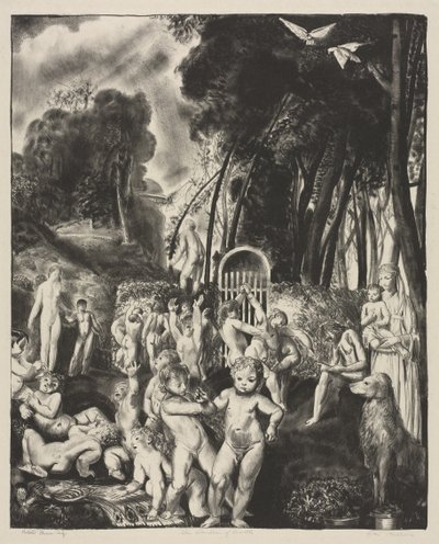 Tillväxtens trädgård av George Bellows