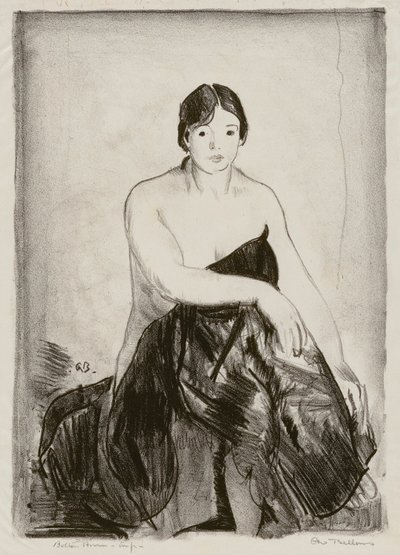 Modellen, den andra stenen av George Bellows