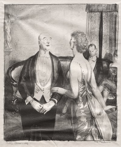 Salongskritikern av George Bellows