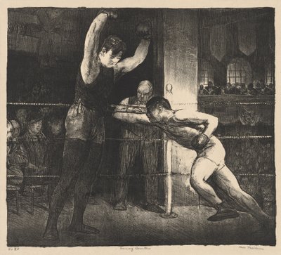 Träningslokaler av George Bellows