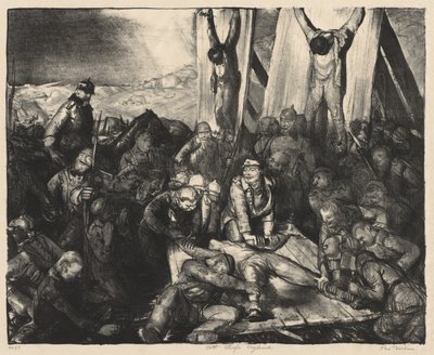 War Series:  Guds straff, England av George Bellows