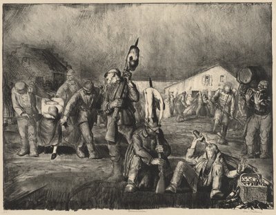 Krigsserien:  Bacchanalen av George Bellows