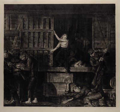 Krigsserien:  De värdelösas återkomst av George Bellows