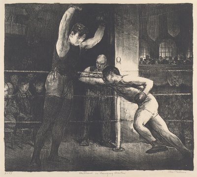 Willard i Training Quarters av George Bellows