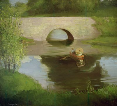 Central Park (olja på duk) av George Benjamin Luks