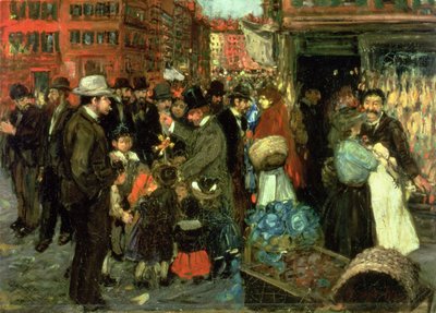 Hester Street av George Benjamin Luks