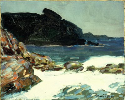 The Ledge, Elizabeth, Maine (olja på duk) av George Benjamin Luks