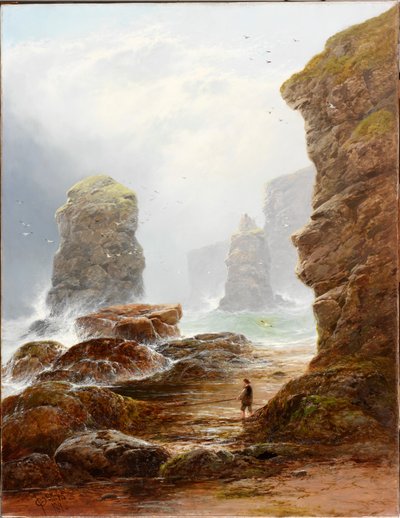 Klipporna vid Marsden Bay av George Blackie Sticks