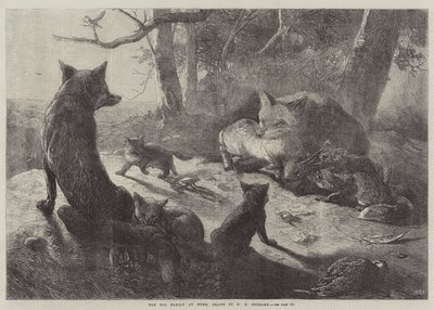 Familjen Fox hemma av George Bouverie Goddard