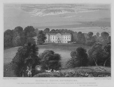 Saltram House, Devonshire (gravyr) av George Bryant Campion