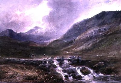 Walesisk bergsscen av George Bryant Campion