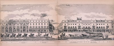 Panorama över London, 1849 av George C Leighton