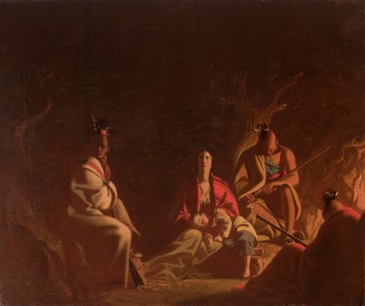 Tillfångatagen av indianer av George Caleb Bingham