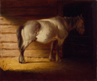 Old Field Horse, år 1856 (olja på duk) av George Caleb Bingham