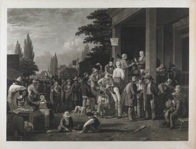 Bevis 17 från "Länsvalet" av George Caleb Bingham