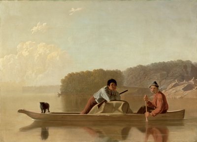 The Trappers Return, 1851 av George Caleb Bingham