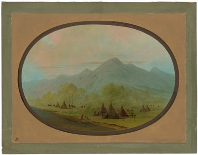 En liten kråkby av George Catlin
