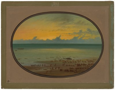 En val i land - Klahoquat av George Catlin