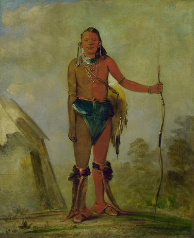 Aih-no-wa, Elden, en medicinman från Fox av George Catlin