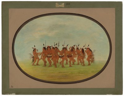 Rolig dans - Sioux av George Catlin