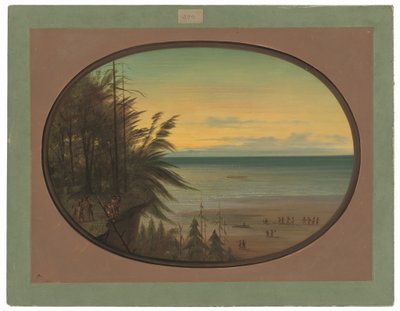 En indisk stege - Nayas indianer av George Catlin