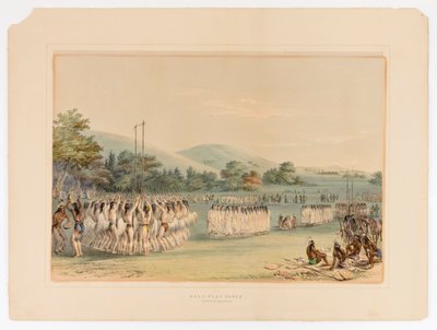 Balspelande dans - nr 22 av George Catlin