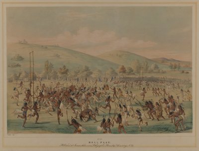 Bollspel (La Crosse) av George Catlin