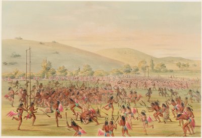 Bollspel av George Catlin
