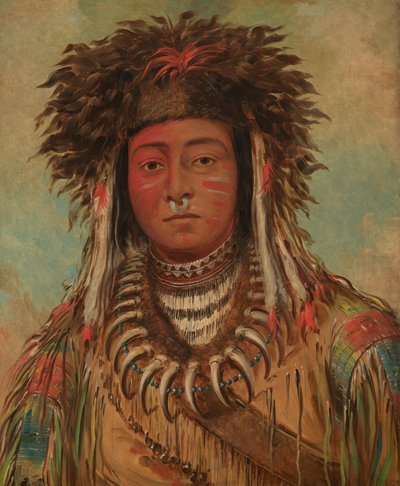 Pojkhövding - ojibwe av George Catlin