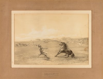 Att fånga den vilda hästen - nr. 4 av George Catlin