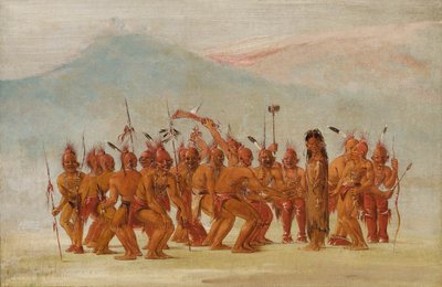 Dance to the Berdash, 1835-1837. av George Catlin