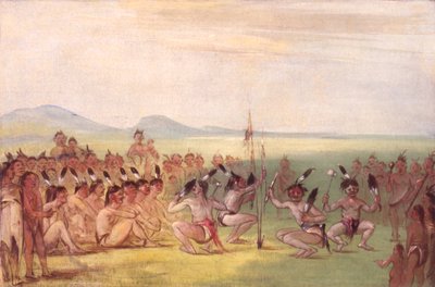 Örndans, Choctaw, 1835-1837. av George Catlin