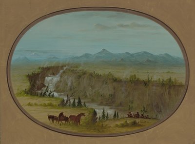 Falls of the Snake River, 18551869. av George Catlin