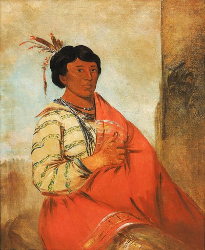 Gaw-záw-que-dung, han som hälsar av George Catlin