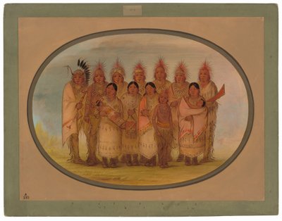 Iowa-indianer som besökte London och Paris av George Catlin