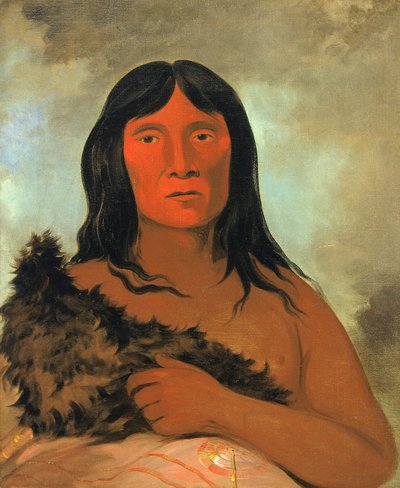 Kay-ée-qua-da-kúm-ee-gísh-kum, den som prövar marken med sin fot av George Catlin