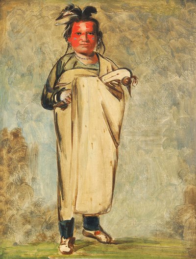 Káw-kaw-ne-chóo-a, en modig av George Catlin