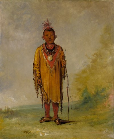 Me-sóu-wahk, Hjorthår, Kee-o-kúks favoritson av George Catlin
